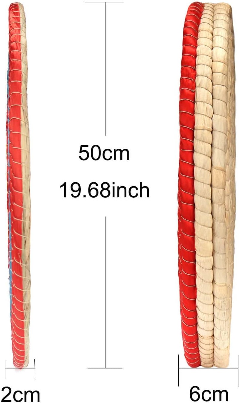 AUVIM Archery Target - Backyard Straw Archery Target for Recurve Compound or Longbow - 20 Inch Traditional Bow Arrow Target for Kids Youth Adult Archery Hunting Practice - Image 4